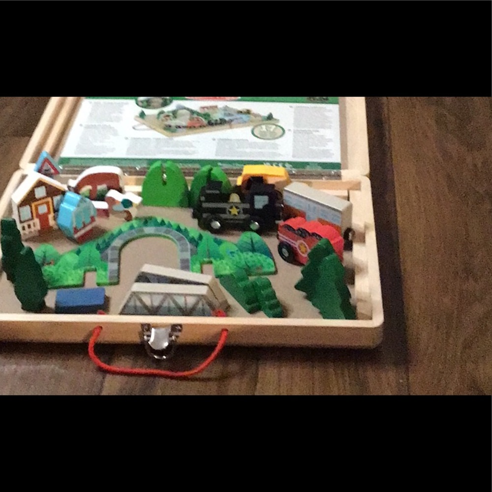 Melissa & Doug Take-Along Railroad